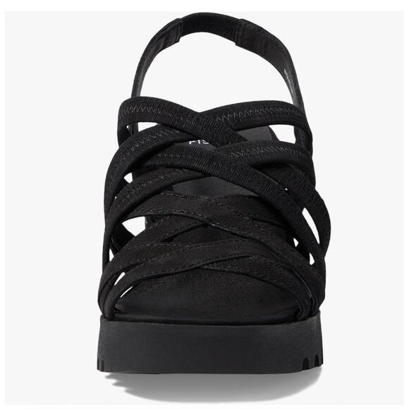 Eileen Fisher Tally Strappy Slingback Platform Sandal | Sz 5, Black New $225 - Picture 5 of 5